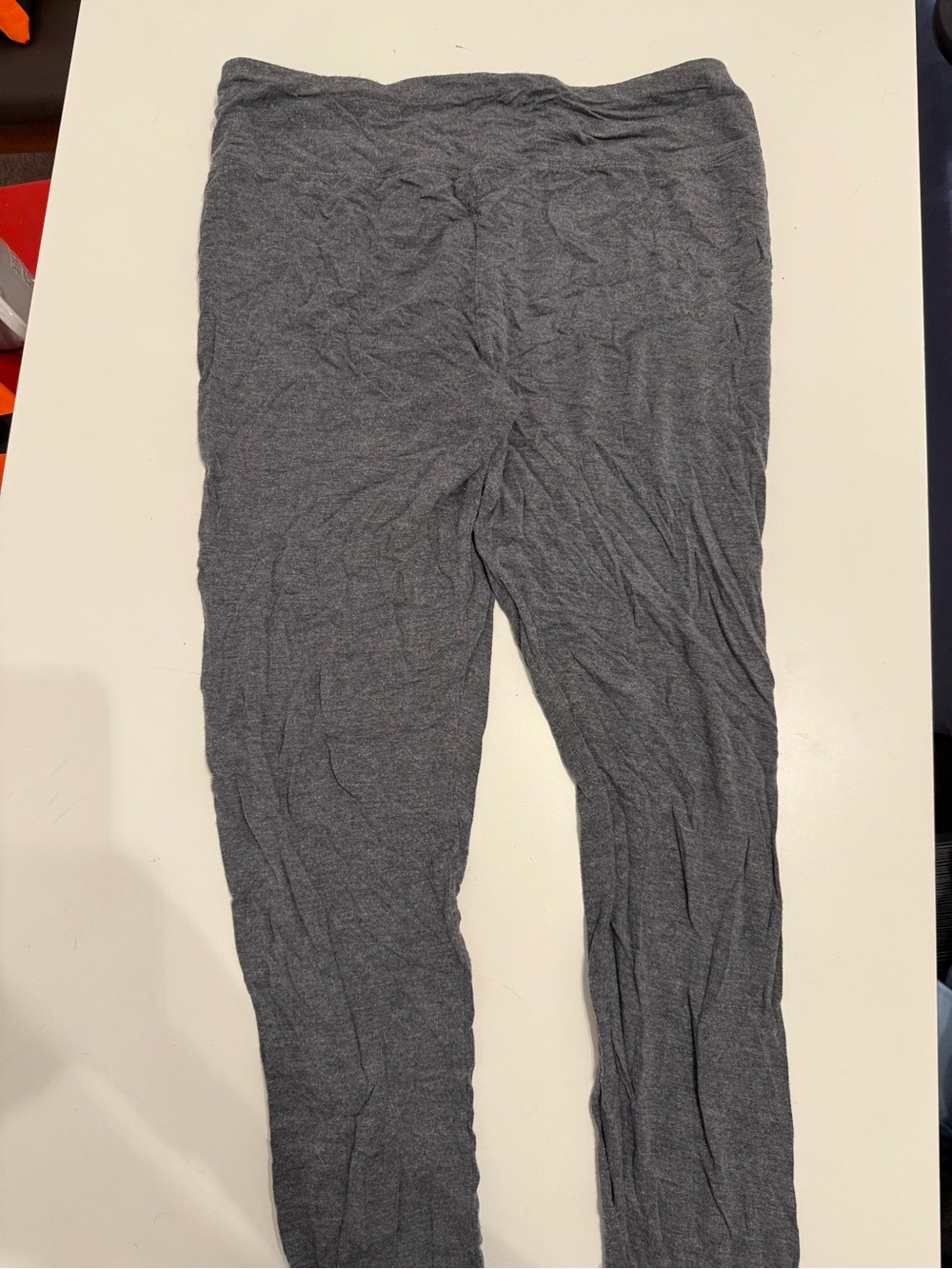 Cuddl Duds Girls Heather Gray Stretch Leggings